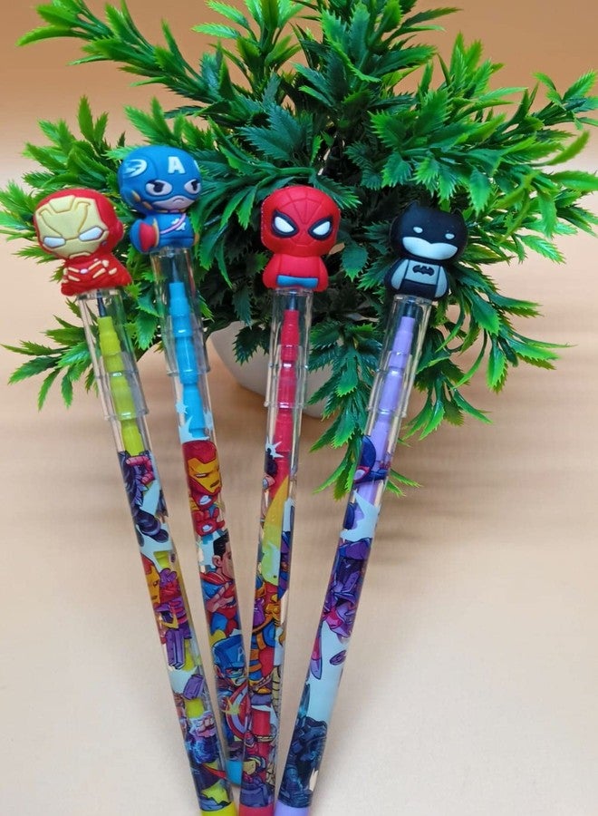 Tera13 Grey Pencil Set for Boys (3 Pcs) - Cartoon Pencils for School, Return Gifts for Kids, Stationery. - Image 4